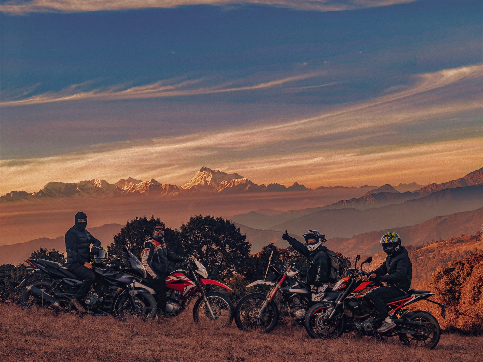 Ride photo: dusk on the trail